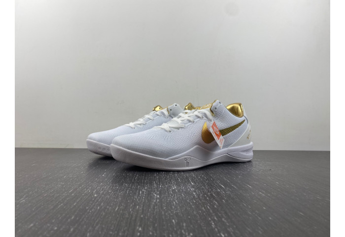 Nike Kobe 8 Protro White Golden  FV6325-100