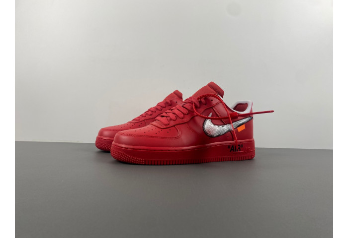 Nike Air Force 1 Low Off-White Red    AO4297-600