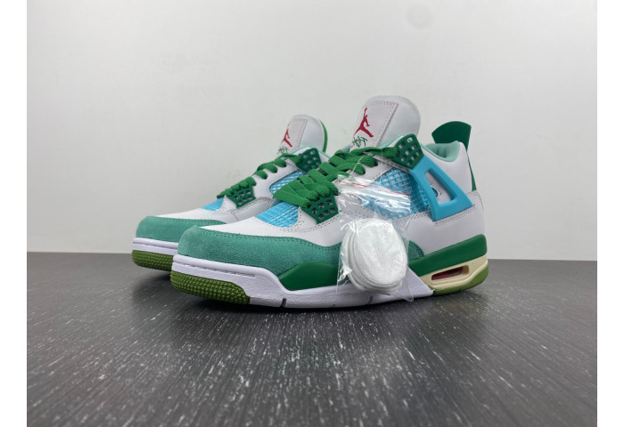 Jordan 4 Retro SB  White Grass Green (limited edition)   AJ4-KNCW