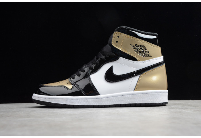 Jordan 1 Retro High NRG Patent Gold Toe  861428-007