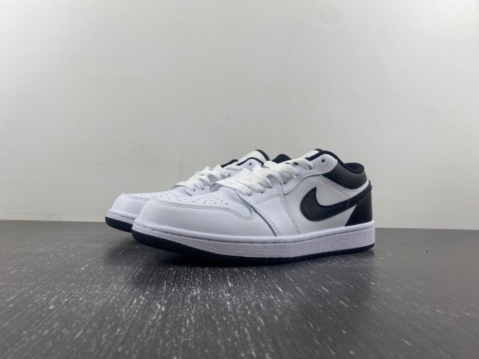 Air Jordan 1 Low white and black 553558-132