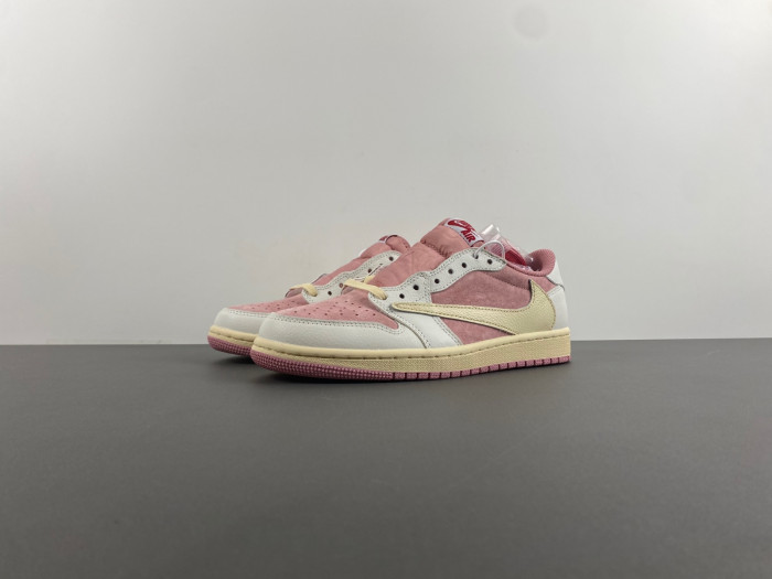 Jordan 1 Retro Low OG SP Travis Scott Pink DM7866-600