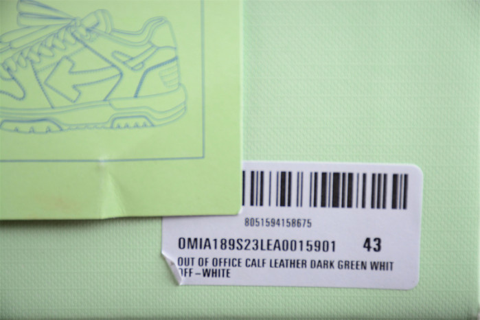 OFF-WHITE Out Of Office "OOO" Low Tops