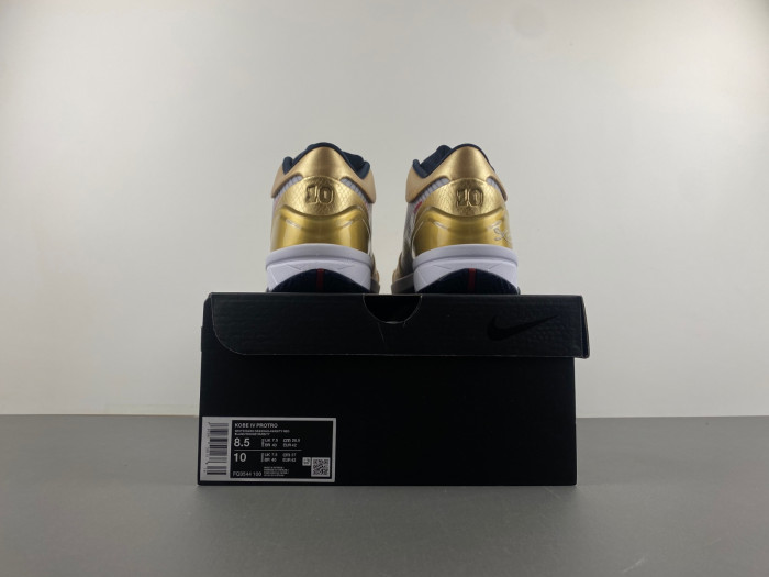Nike Kobe 4 Protro Gold Medal (2024)   FQ3544-100