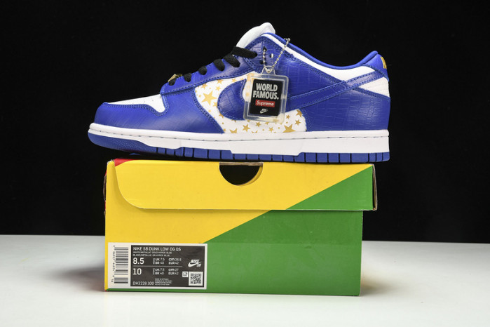 nike sb dunk low stars hyper royal dh3228-100