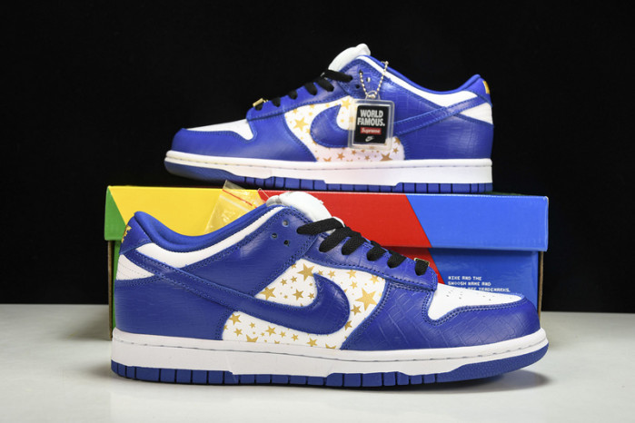 nike sb dunk low stars hyper royal dh3228-100