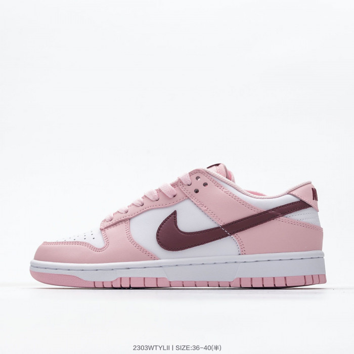 Nike Dunk Low Pink Foam Red White (GS)   CW1590-601