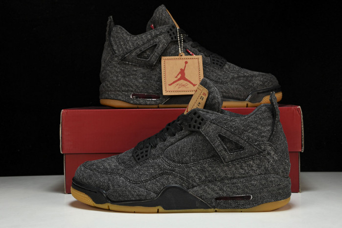air jordan 4 retro L*v*s nrg  L*v*s - black denim ao2571-001