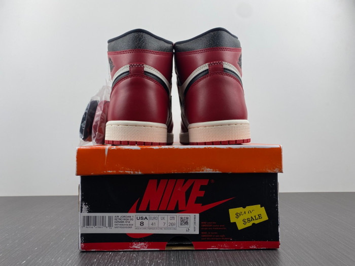 Jordan 1 Retro High OG Chicago Lost and Found DZ5485-612
