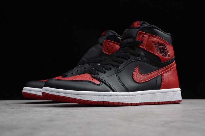 Air Jordan 1 Retro High OG Banned Bred Black Red  555088-001