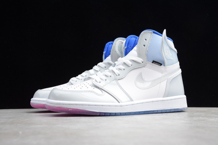 Air Jordan 1 Retro High Zoom White Racer Blue  CK6637-104