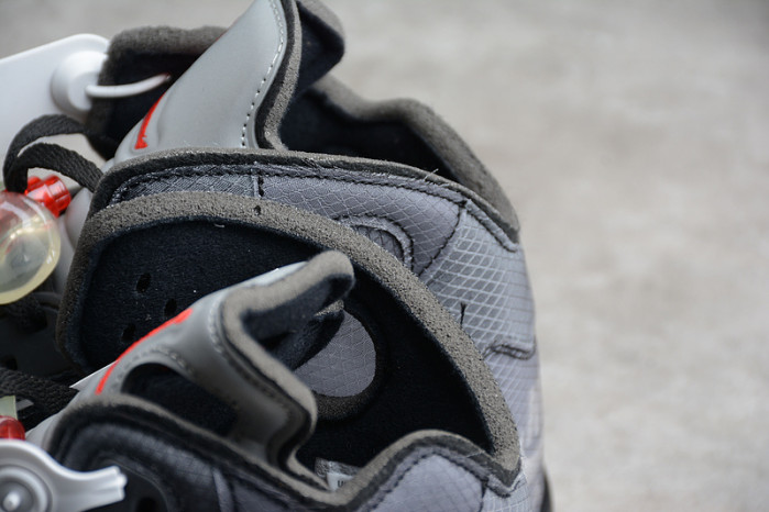 Air Jordan 5 Retro O-W Black/Muslin-Fire Red CT8480-001
