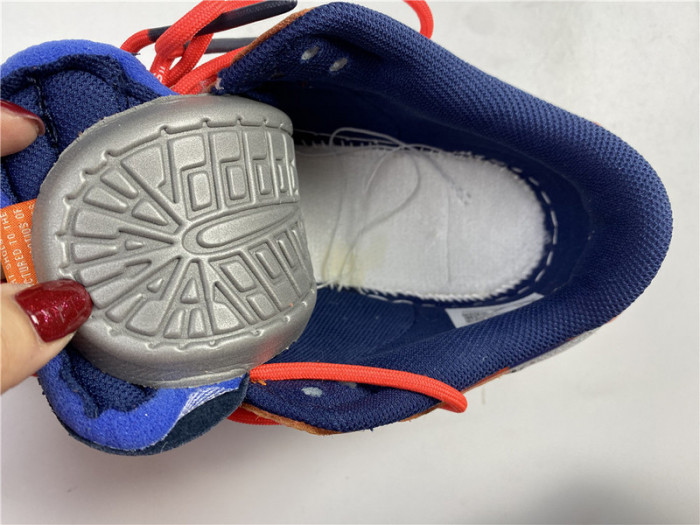 O-W x Nike SB Dunk Low Orange Perple White CT0856-801