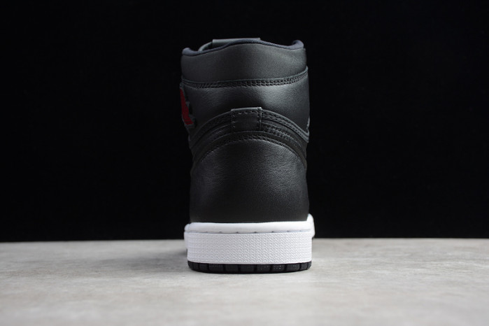 Air Jordan 1 Black Satin Gym Red 555088-060