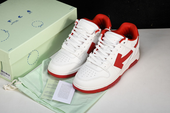 OFF-WHITE Out Of Office "OOO" Low Tops