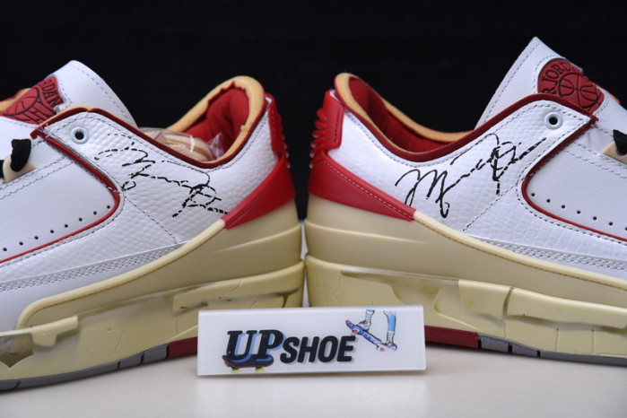 Air Jordan 2 Retro Low SP O-W White Red DJ4375-106