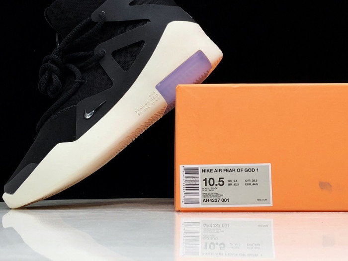 Nike Air Fear Of God 1 Black  AR4237-001