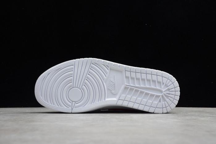 Jordan 1 Mid White University Red (W) BQ6472-106