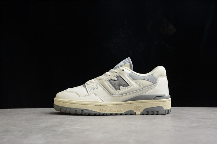New Balance 550 AAime Leon Dore White Grey BB550ALE